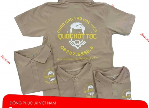 Áo thun đồng phục học viện tóc Quốc