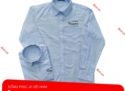 Sơ Mi Đồng Phục Mỹ Phẩm White Best