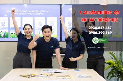 5 Sai Lầm Thường Gặp Khi May Áo Đồng Phục Công Ty
